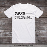 1970 Plymouth Duster Car Model T-Shirt White / S T-Shirt