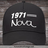 1971 Chevrolet Nova Car Hat Black Model