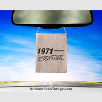 1971 Plymouth Duster Burlap Bag Air Freshener Baby Powder Car Model Fresheners