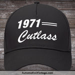 1971 Oldsmobile Cutlass Car Baseball Cap Hat Black Model