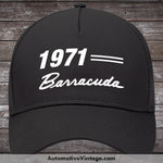 1971 Plymouth Barracuda Car Hat Black Model