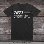 1971 Plymouth Duster Car Model T-Shirt Black / S T-Shirt