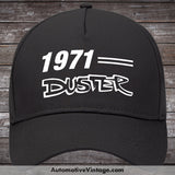 1971 Plymouth Duster Car Hat Black Model