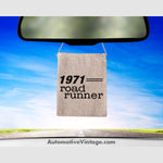 1971 Plymouth Road Runner Burlap Bag Air Freshener Baby Powder Car Model Fresheners