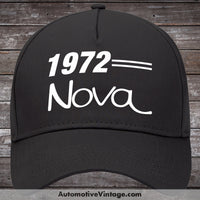 1972 Chevrolet Nova Car Hat Black Model