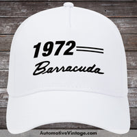 1972 Plymouth Barracuda Car Hat White Model
