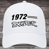1972 Plymouth Duster Car Hat White Model