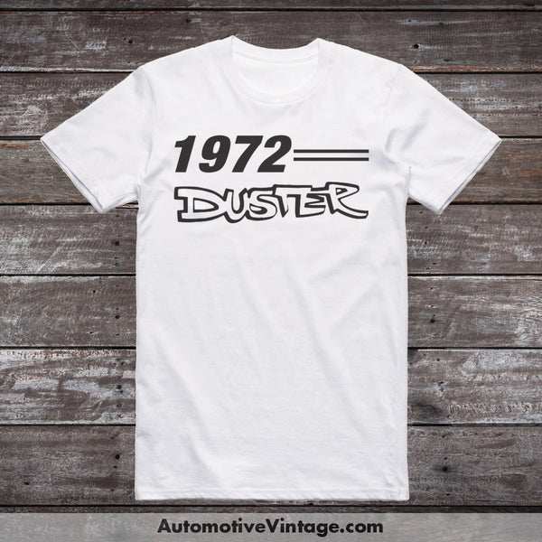 1972 Plymouth Duster Car Model T-Shirt White / S T-Shirt
