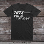 1972 Plymouth Road Runner Car Model T-Shirt Black / S T-Shirt