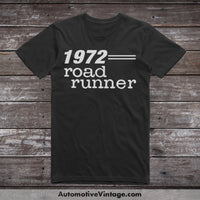 1972 Plymouth Road Runner Car Model T-Shirt Black / S T-Shirt