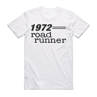 1972 Plymouth Road Runner Car Model T-Shirt White / S T-Shirt