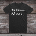 1973 Chevrolet Nova Car Model T-Shirt Black / S T-Shirt