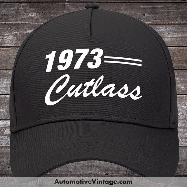 1973 Oldsmobile Cutlass Car Baseball Cap Hat Black Model