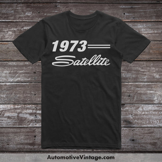 1973 Plymouth Satellite Car Model T-Shirt Black / S T-Shirt