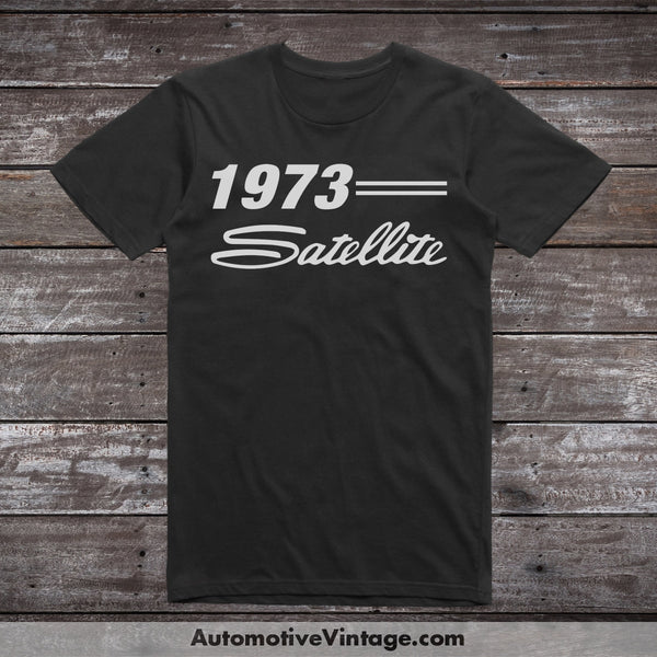 1973 Plymouth Satellite Car Model T-Shirt Black / S T-Shirt