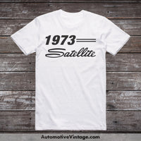 1973 Plymouth Satellite Car Model T-Shirt White / S T-Shirt