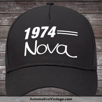 1974 Chevrolet Nova Car Hat Black Model