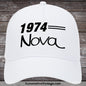 1974 Chevrolet Nova Car Hat White Model