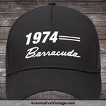 1974 Plymouth Barracuda Car Hat Black Model