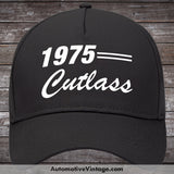 1975 Oldsmobile Cutlass Car Baseball Cap Hat Black Model