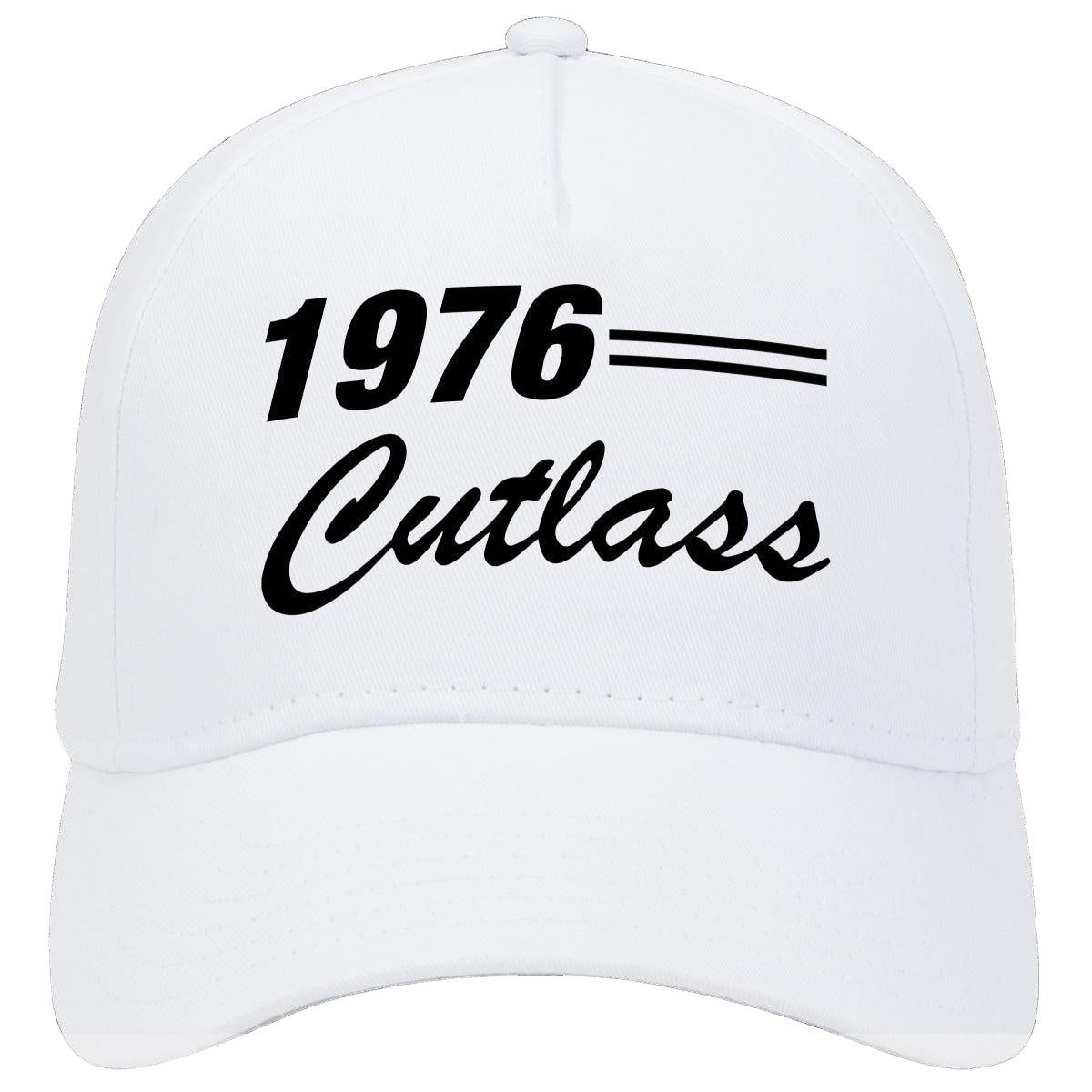 1976 Oldsmobile Cutlass Car Baseball Cap Hat White Model