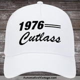 1976 Oldsmobile Cutlass Car Baseball Cap Hat White Model