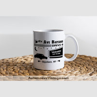5Th Avenue Bay Shore Drive-In New York Coffee Mug White Movie