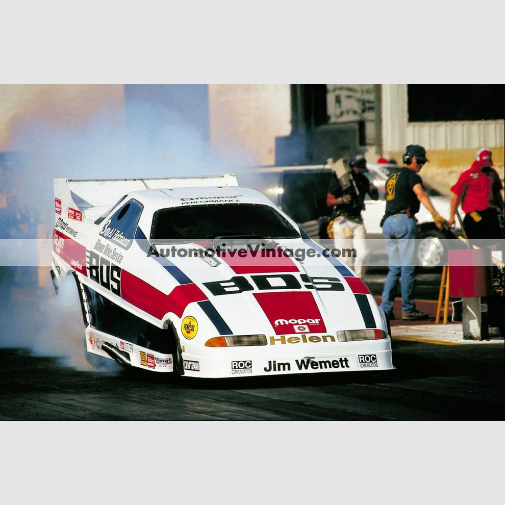 Al Hofmann 'Blower Drive Service' Funny Car Full Color Drag Racing Pho ...