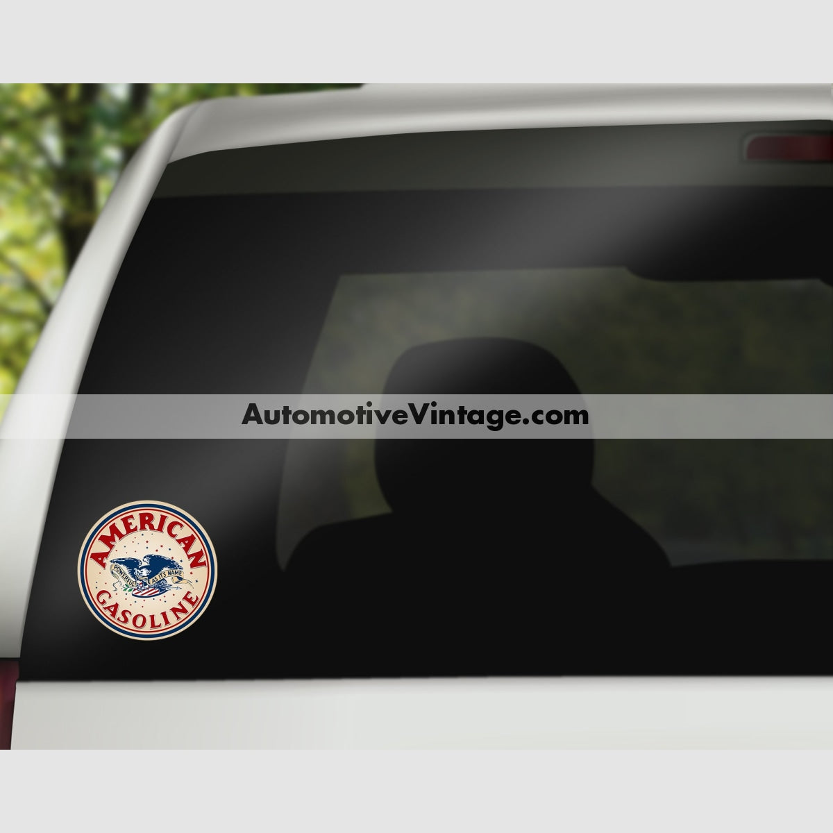American Gasoline Vintage Car Sticker Stickers