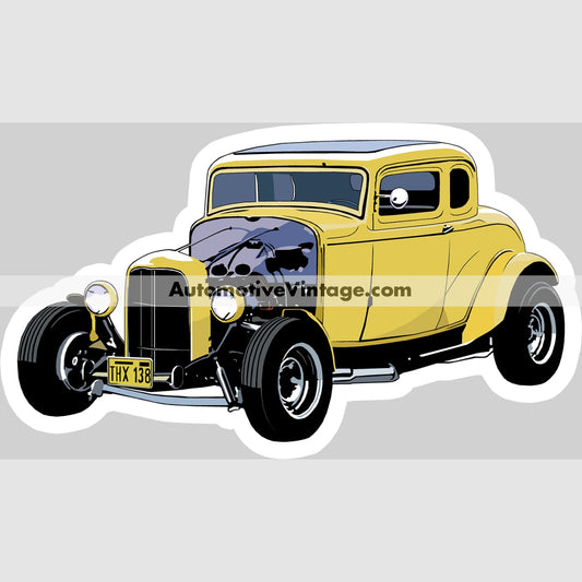 American Graffiti 1932 Ford Famous Car Magnet