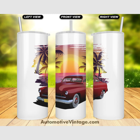 American Graffiti Pharoahs Merc Famous Car Sunset Drink Tumbler Tumblers