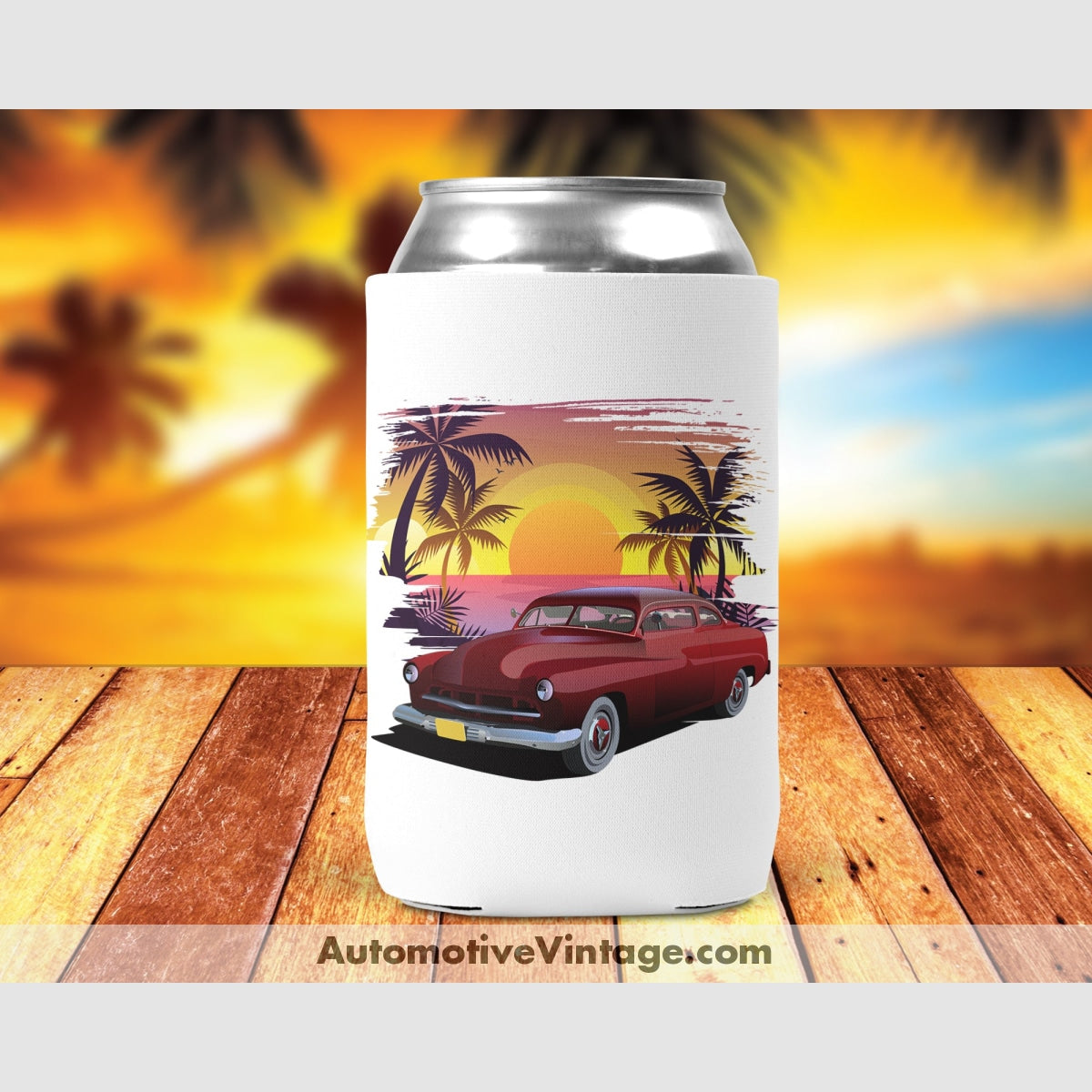 American Graffiti Pharoahs Merc Famous Car Can Cooler