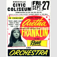 Aretha Franklin Nostalgic Music 13 X 19 Concert Poster Wide High