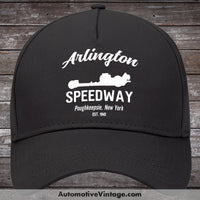 Arlington Speedway Poughkeepsie New York Drag Racing Hat Black
