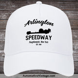 Arlington Speedway Poughkeepsie New York Drag Racing Hat White