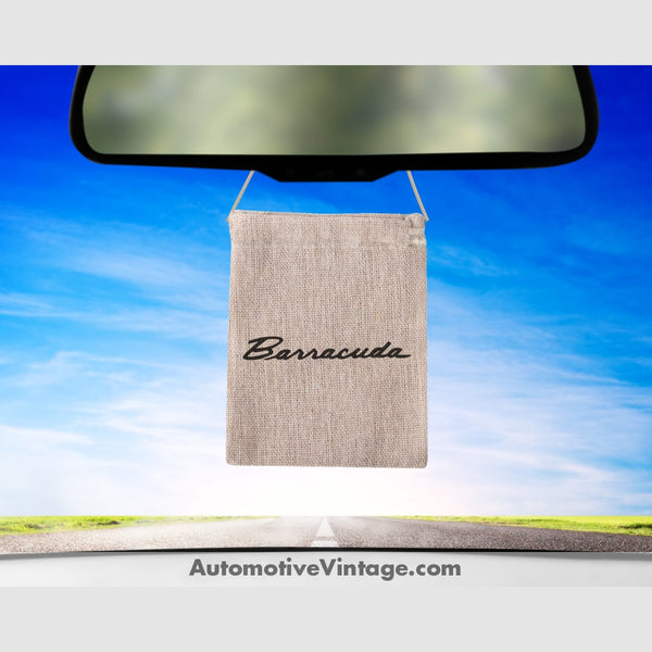 Plymouth Barracuda Burlap Bag Air Freshener Baby Powder Car Model Fresheners
