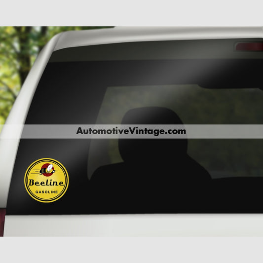 Beeline Gasoline Vintage Car Sticker Stickers
