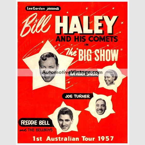 Bill Haley Nostalgic Music 13 X 19 Concert Poster Wide High