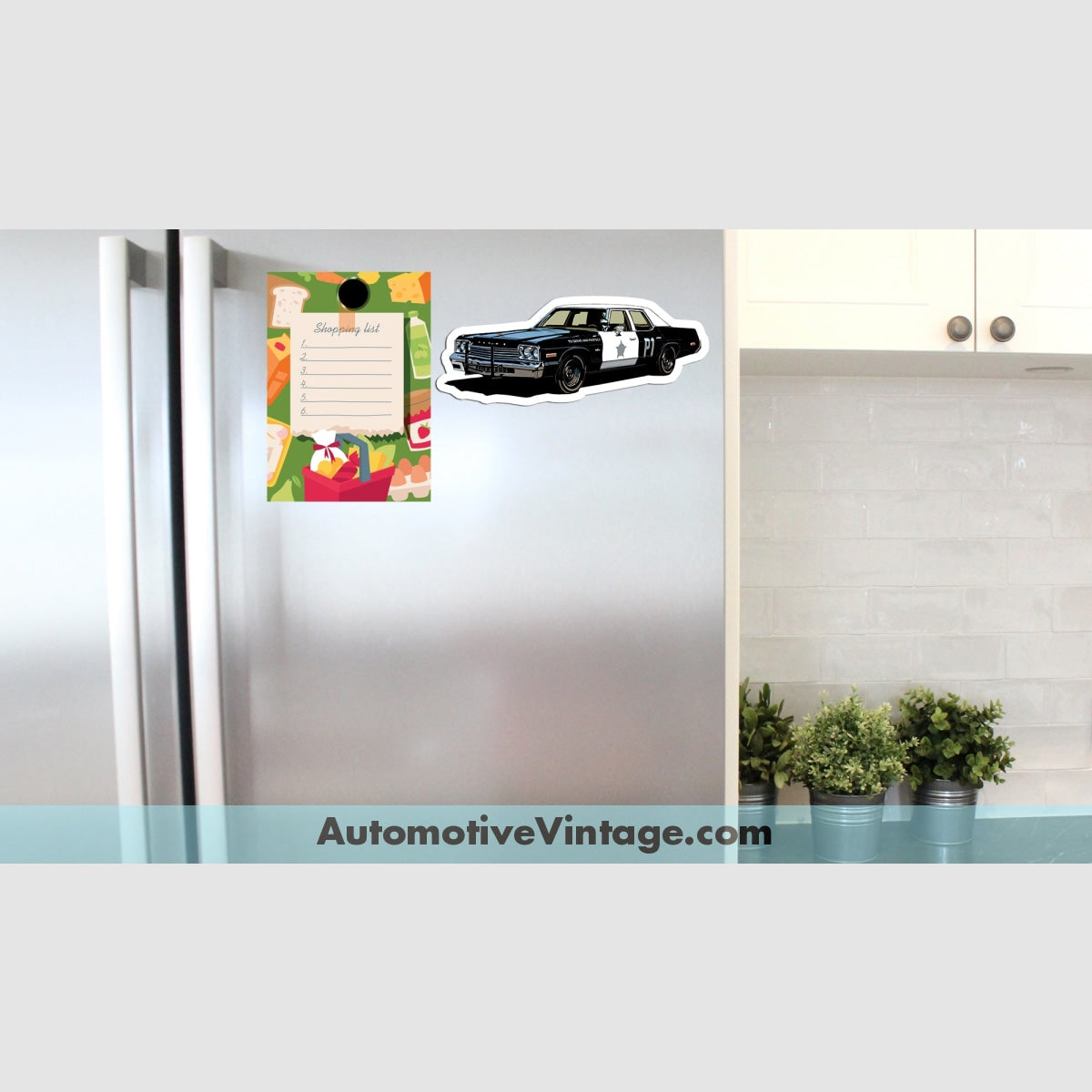 The Blues Brothers Dodge Monaco Famous Car Magnet