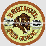 Bruinoil Gasoline Vintage Car Sticker Stickers