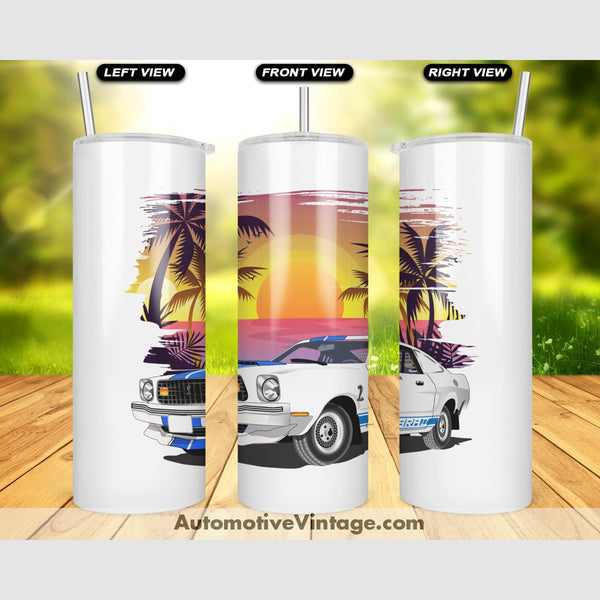 Charlies Angels Ford Cobra Famous Car Sunset Drink Tumbler Tumblers
