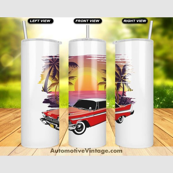 Christine Plymouth Fury Famous Car Sunset Drink Tumbler Tumblers