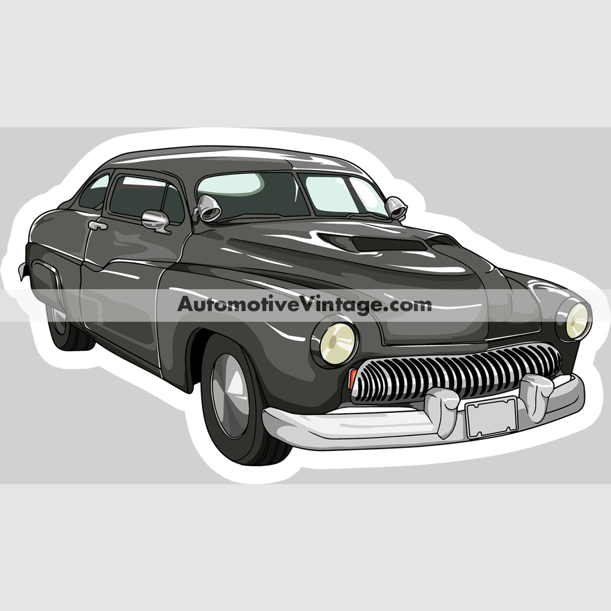 Cobra Movie 1950 Merc Famous Car Magnet