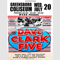The Dave Clark Five Nostalgic Music 13 X 19 Concert Poster Wide High