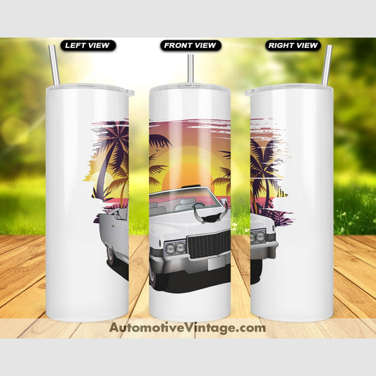 Dukes Of Hazzard Boss Hogg Cadillac Famous Car Sunset Drink Tumbler Tumblers