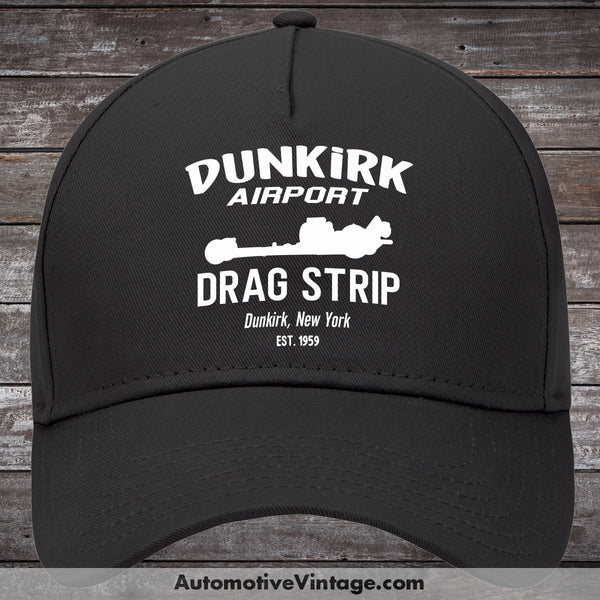 Dunkirk Airport Drag Strip New York Racing Hat Black