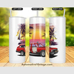 Fantasy Island Plymouth Volare Famous Car Sunset Drink Tumbler Tumblers