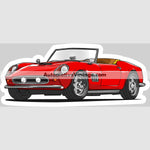 Ferris Bueller Ferrari Famous Car Magnet