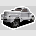 Hot Rod Movie Willys Famous Car Magnet