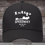 Islip Speedway New York Drag Racing Hat Black